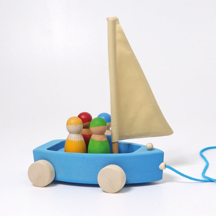GR-09315 Grimm's Large Land Yacht with 4 Sailors