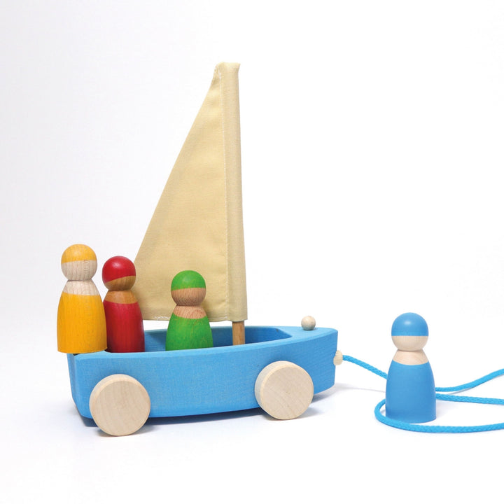 GR-09315 Grimm's Large Land Yacht with 4 Sailors