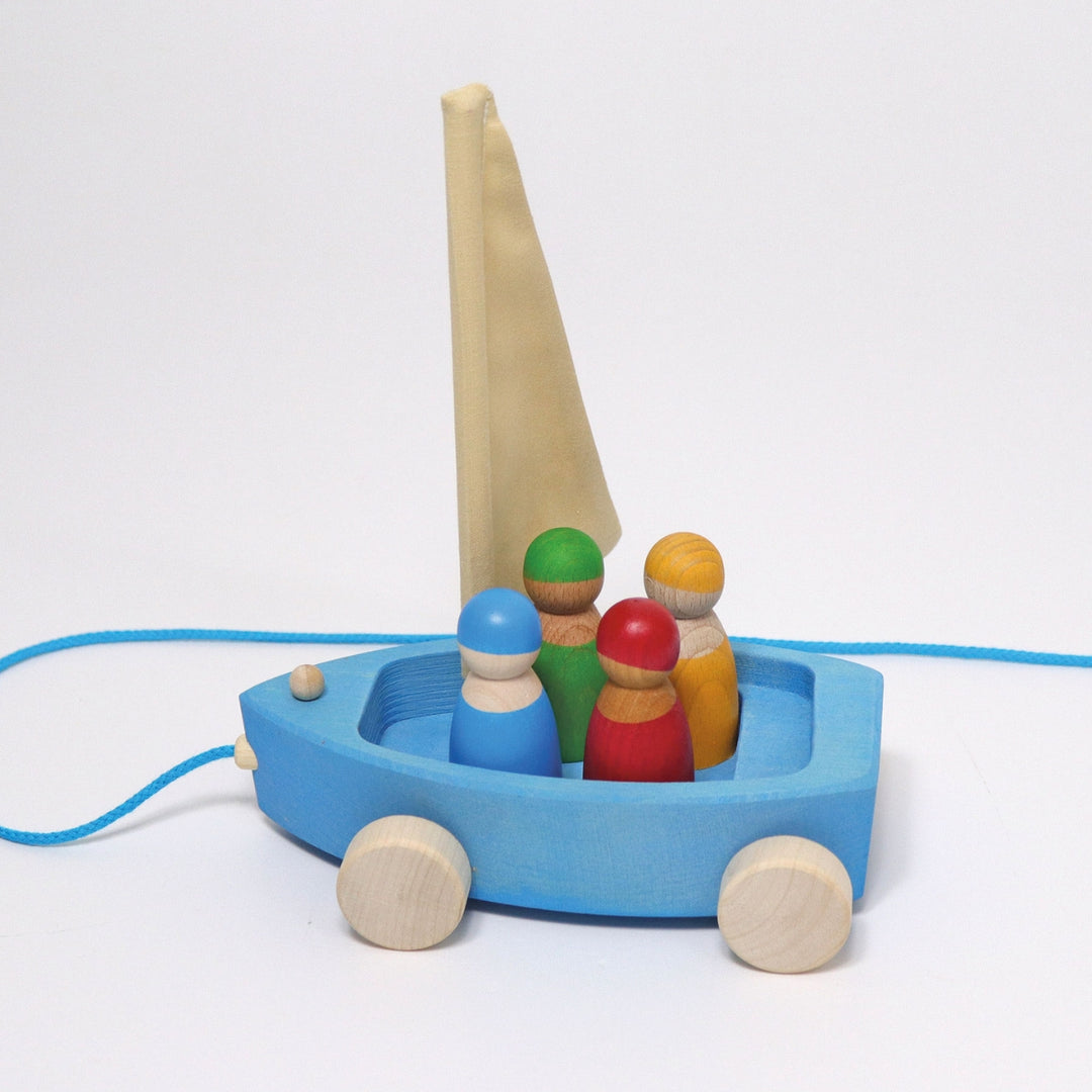 GR-09315 Grimm's Large Land Yacht with 4 Sailors