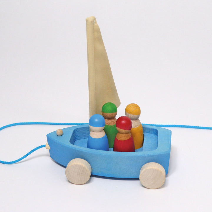 GR-09315 Grimm's Large Land Yacht with 4 Sailors