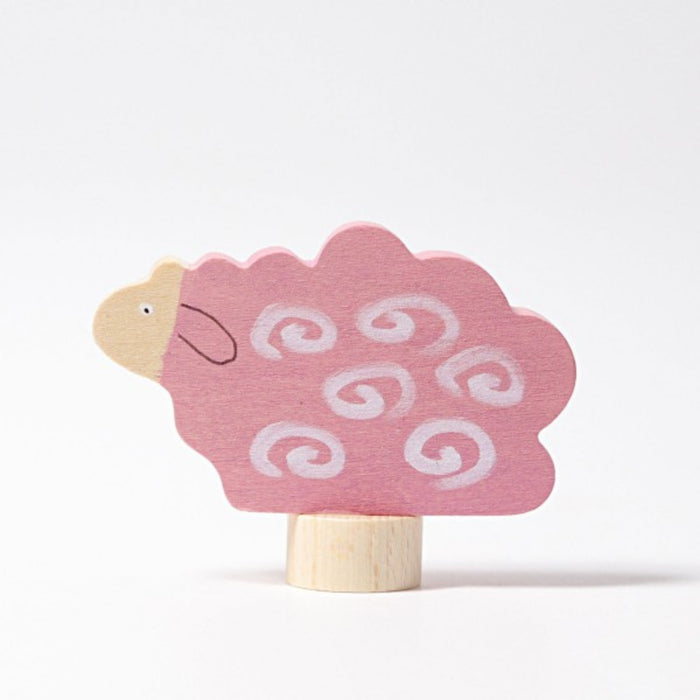 GR-03542 Grimm's Lying Sheep Candle Holder Decoration
