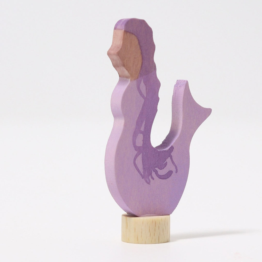 GR-03462 Mermaid Amethyst Candle Holder Decoration