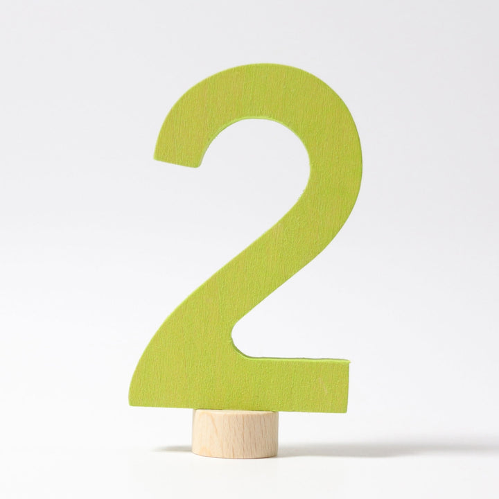 GR-04602 Grimm's Number 2 Candle Holder Decoration