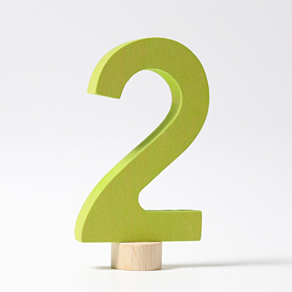 GR-04602 Grimm's Number 2 Candle Holder Decoration