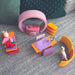 GR-10880 Grimm's Portable Doll House - Pink & Orange