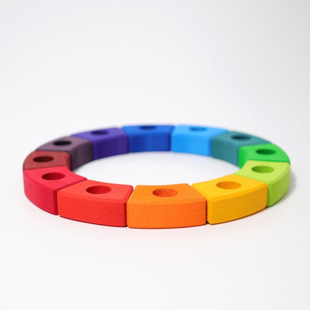 GR-01700 Grimm's Rainbow Birthday Ring 12 holes