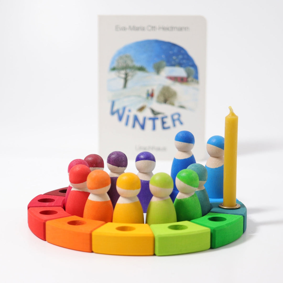 GR-01700 Grimm's Rainbow Birthday Ring 12 holes