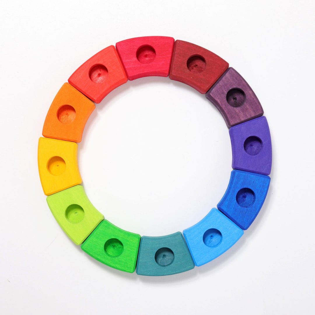 GR-01700 Grimm's Rainbow Birthday Ring 12 holes