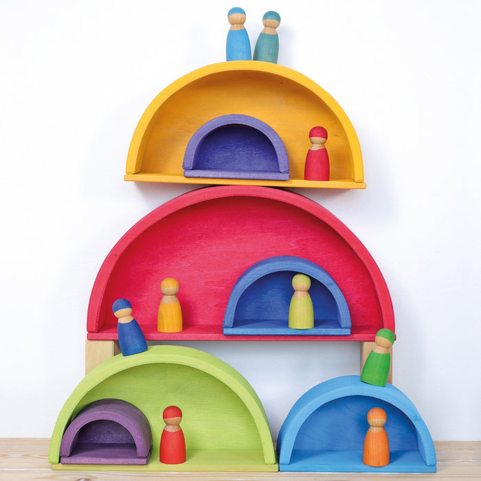 Grimm's Rainbow Building Boards Oskar's Wooden Ark, Australia