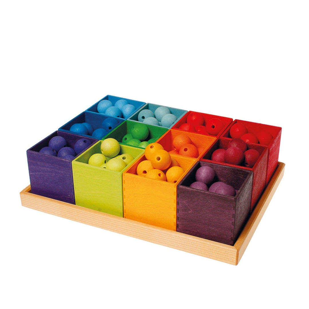 GR-10299 Grimm's Sorting Boxes Rainbow