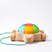 GR-09011 Grimm's Pull Along Rainbow Turtle
