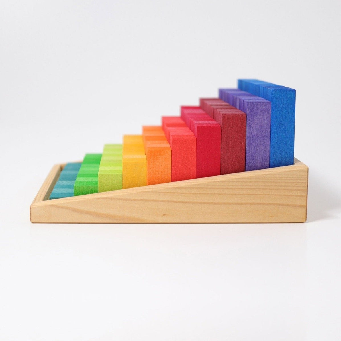 Grimm's Stepped Counting Blocks Small - Oskar's Wooden Ark, Australia