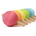 Grimm's Wooden Spinning Top in Pastel Colours, Set of 6 from Australia