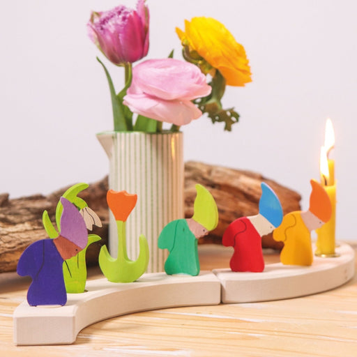 GR-03643 Grimm's Dwarf Winter Candle Holder Decoration