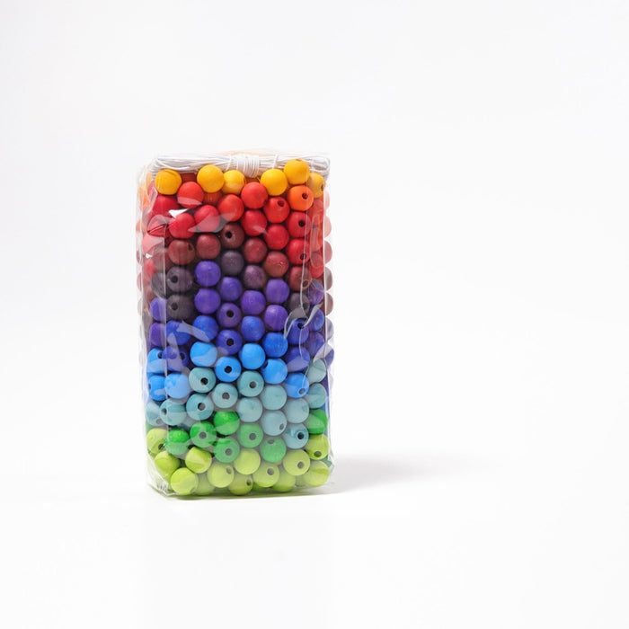 GR-10270 Grimm's Wooden Beads Rainbow - 480 Pieces, 12mm