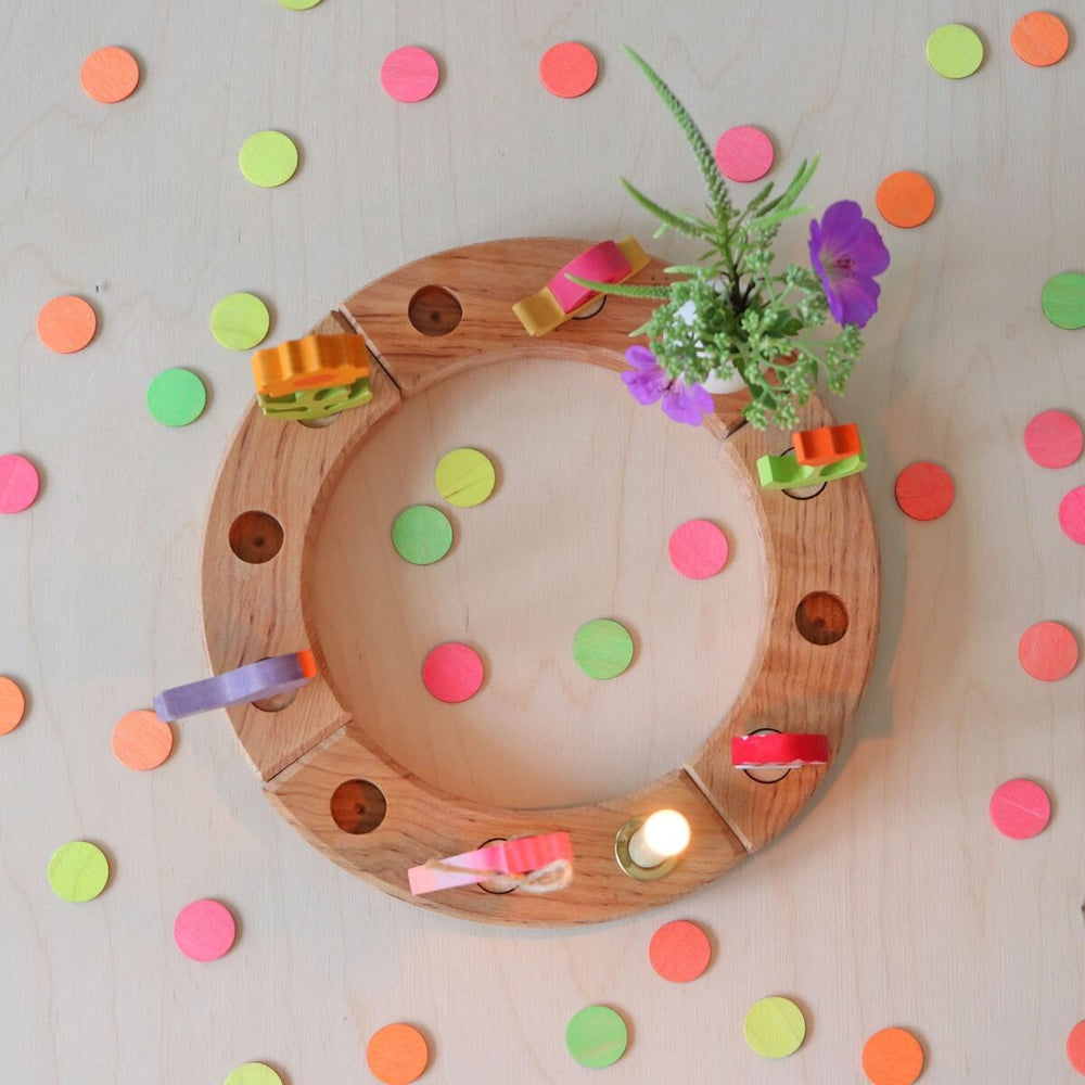 GR-15090 Grimm's Wooden Confettidots Neon (2023)