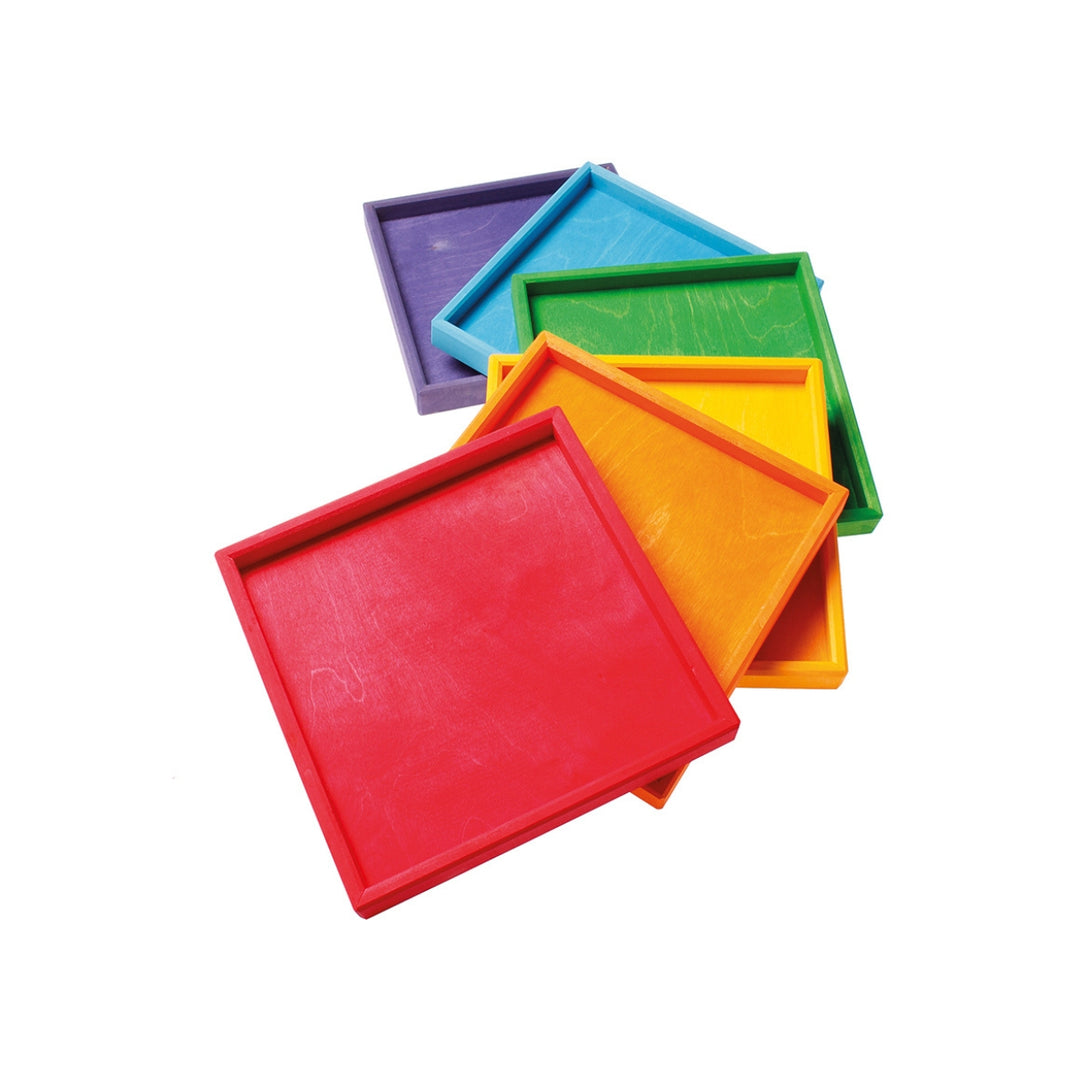10134 Grimms Wooden Rainbow Frames 6 pieces