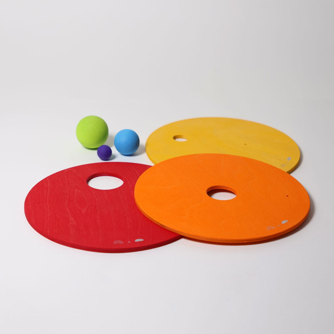 Grimm's Disc and Balls for Stapelstein Original in Warm Classic from Australia