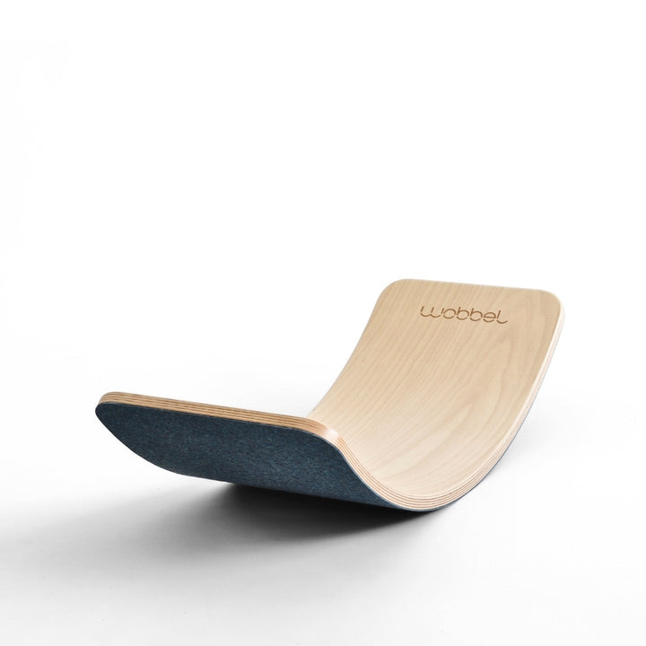 Wobbel Balance Board - Lite with Hardwearing Recycled Vegan Felt Base - Galaxy Blue, Australia