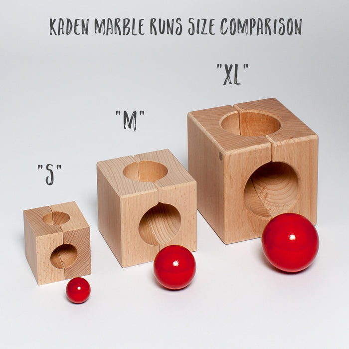 KADEN Marble / Ball Size Guide