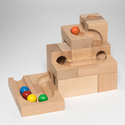 A Marble Run Plate Meandering Marble Run Wood Wooden Toy Ball Maze 