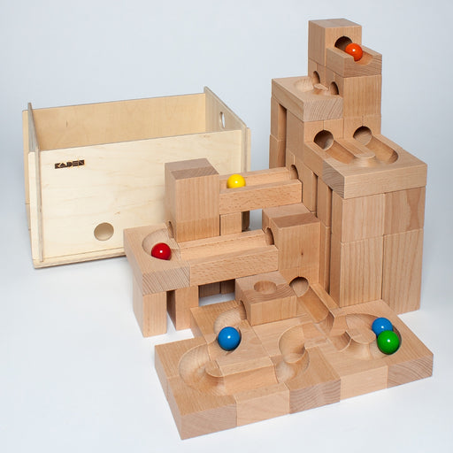 Classic wooden marble run on sale