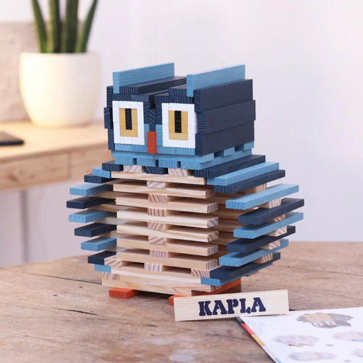 Kapla Wooden Building Blocks Construction Set 120 Owl from Australia
