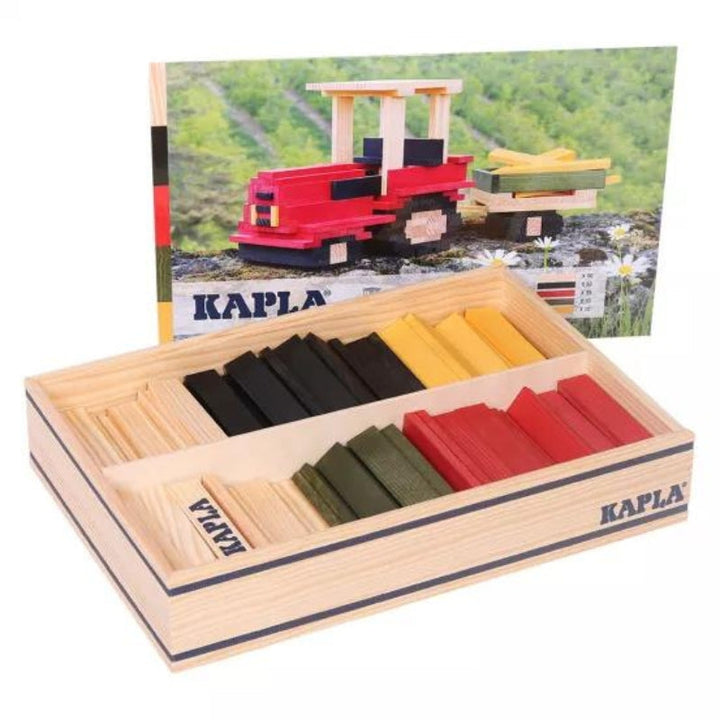 Kapla Wooden Building Blocks Construction Set 155 Tractor from Australia