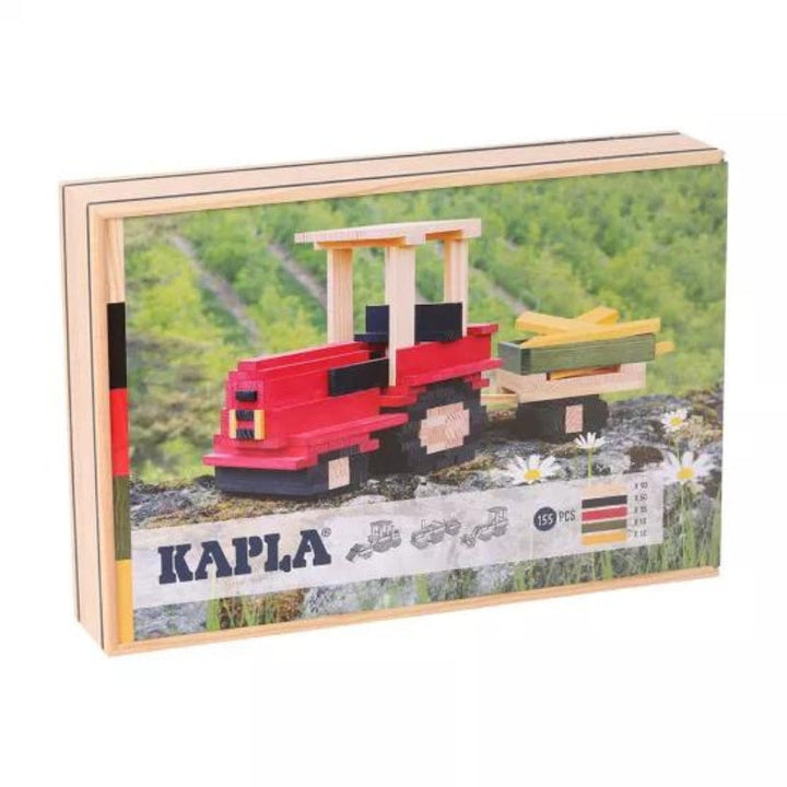Kapla Wooden Building Blocks Construction Set 155 Tractor from Australia