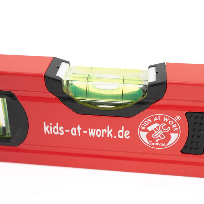 Kids at Work Spirit Level - 20cm, Aluminium - Real Tools for Children - Australia