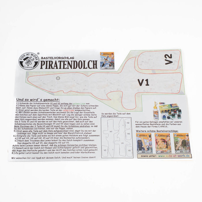 Kids at Work Plywood 10 Pieces - A4, Poplar - Real Tools for Children - Australia