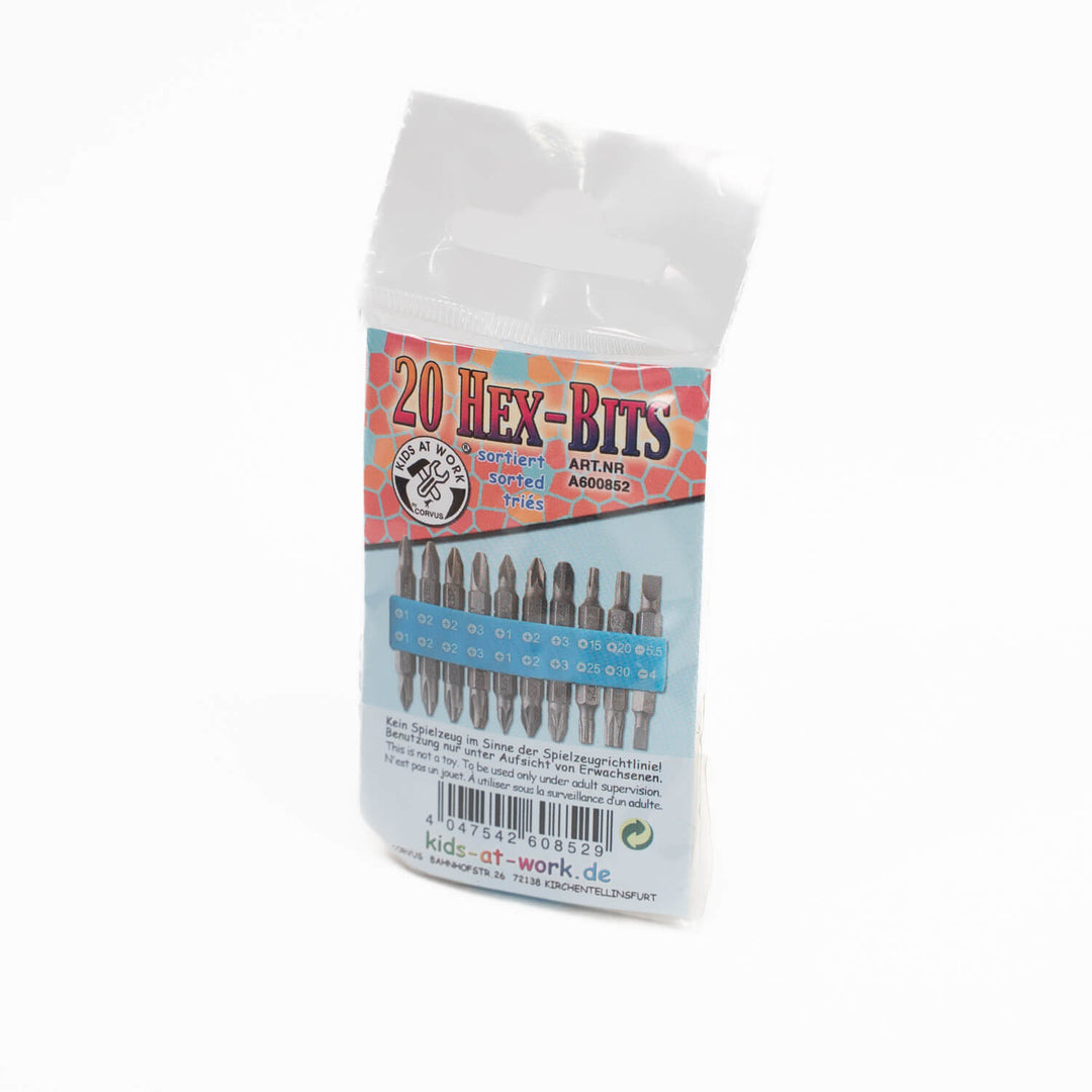 Kids at Work Screwdriver Bit Set for Cordless Screwdriver - Real Tools for Children - Australia