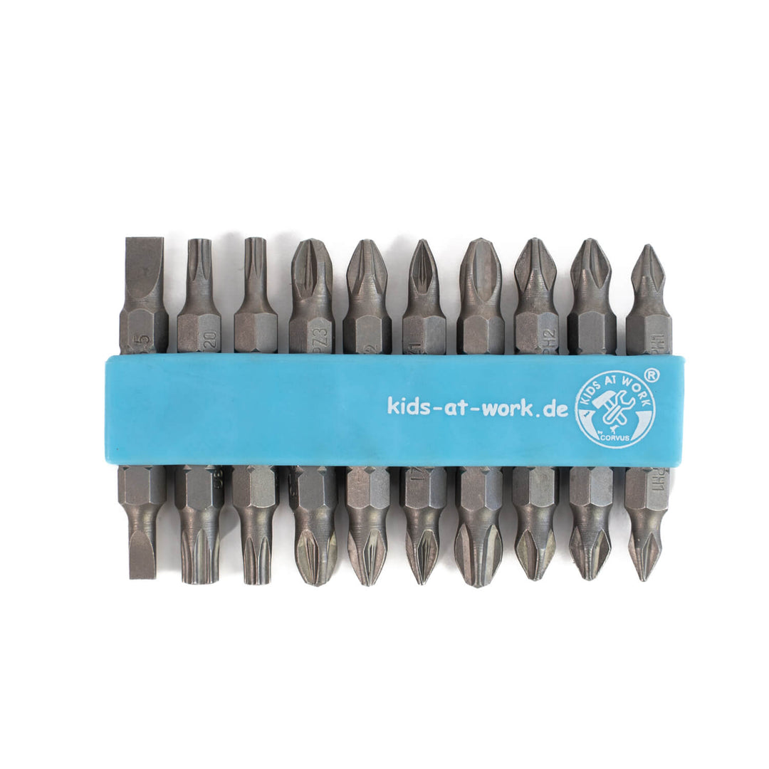 Kids at Work Screwdriver Bit Set for Cordless Screwdriver - Real Tools for Children - Australia
