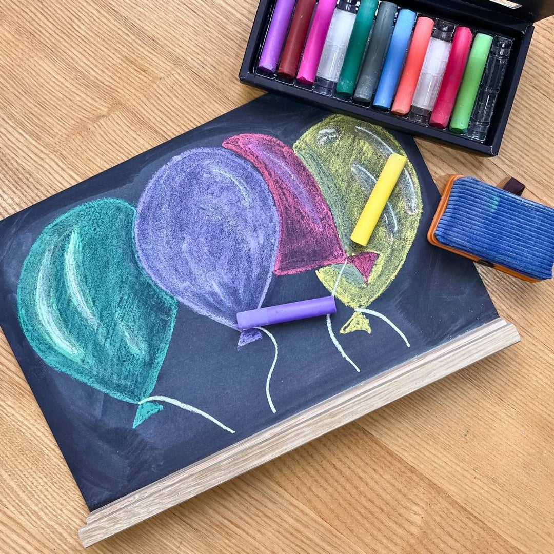 Kitpas Dustless Art Chalk 12 Colours, Australia