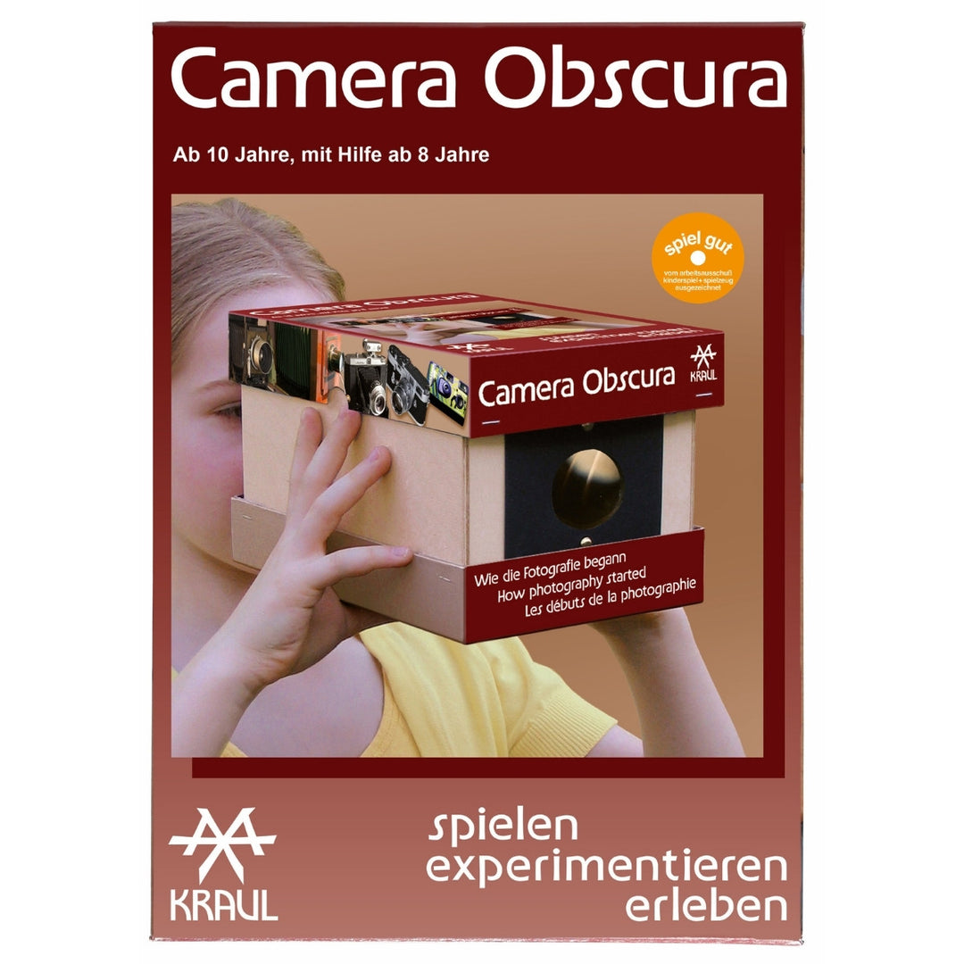 Kraul DIY Cardboard Obscura Pinhole Camera from Australia