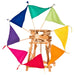 Kraul Sail Windmill Rainbow Wooden Toy from Australia