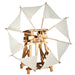 Kraul Sail Windmill - White Wooden Toy from Australia
