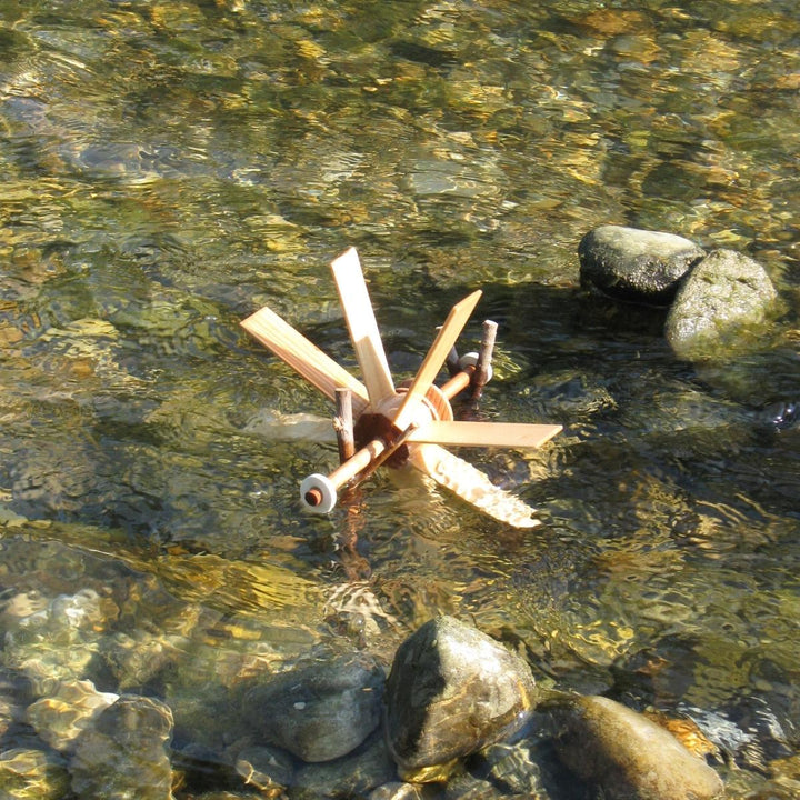 Kraul Small Wooden Water Wheel Toy from Australia