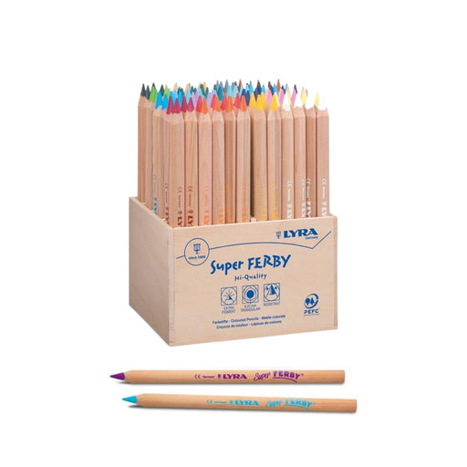 L3712960 LYRA Super Ferby box of 96 Unlacquered Pencils