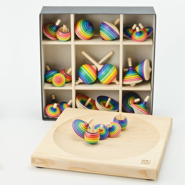 MD-IH306 Mader Large Classroom Spinning Top Set 26 pieces
