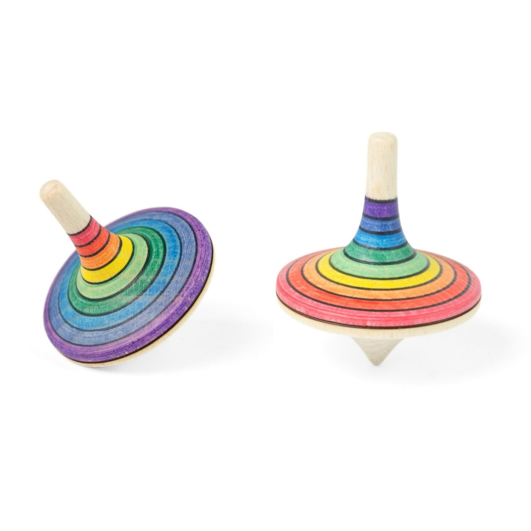 Mader Large Rallye Spinning Top Rainbow, Australia