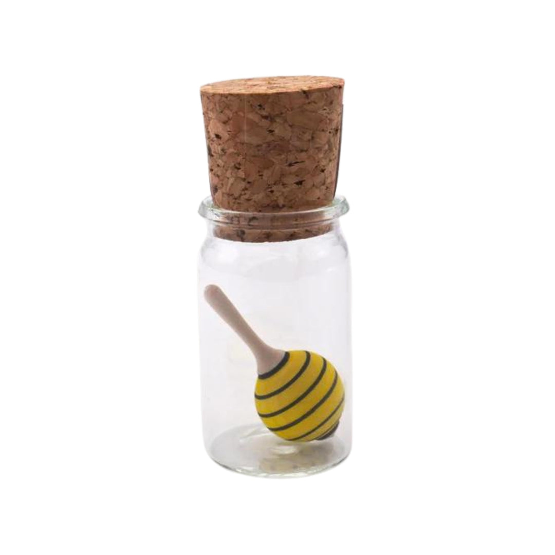 Wooden Spinning Top - Moonberry, Miniature