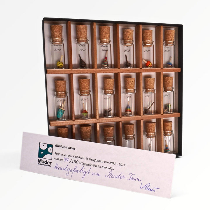 Mader Miniature Spinning Top Set - Limited Edition (150 Pieces) from Australia