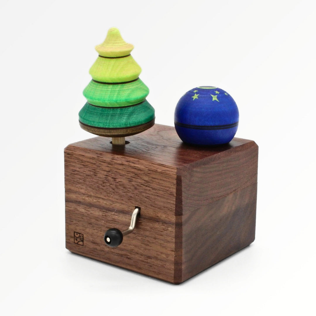 Mader Music Box with Tree Top & Luna Starry Sky Turn Top from Australia