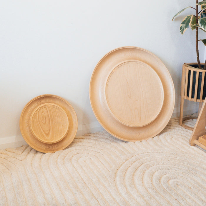 MD-VS765 Mader Wooden Plate for Spinning Tops - Special Edition, Ash 65cm