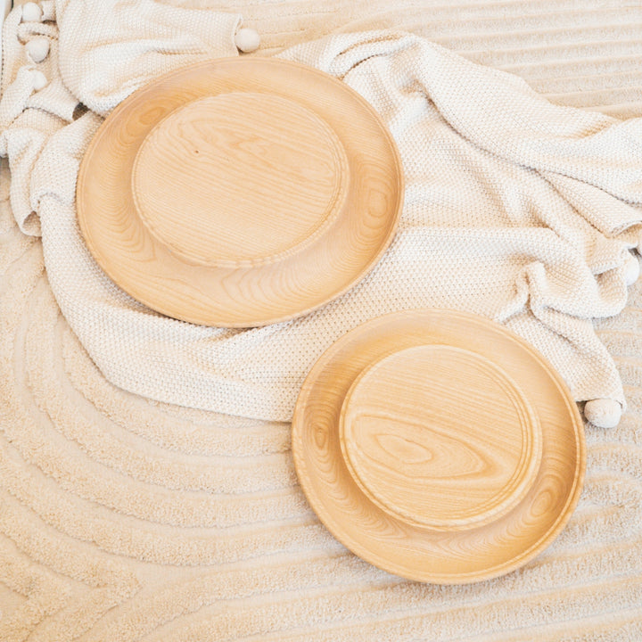Size Comparison Mader Wooden Rondell Ash for Spinning Tops 