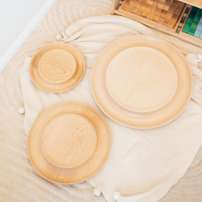 MD-VS765 Mader Wooden Plate for Spinning Tops - Special Edition, Ash 65cm