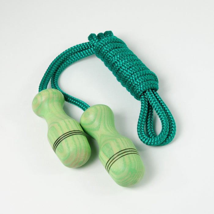 Mader Skipping Rope for Younger Children (to 1.4m) - Coloured Handle Nylon Rope