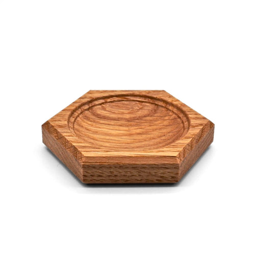 Mader Wooden Plate for Spinning Tops Hexagonal, Oak 8cm from Australia