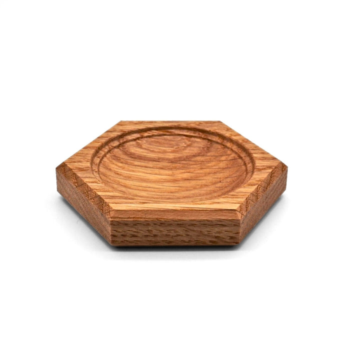 Mader Wooden Plate for Spinning Tops Hexagonal, Oak 8cm from Australia